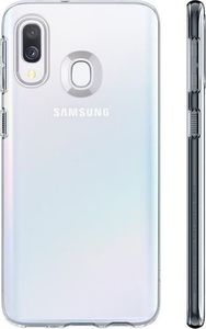 Spigen Etui Spigen Liquid Crystal do Samsung Galaxy A40 Clear + Szkło 3mk uniwersalny 2