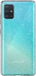Spigen Etui Spigen Liquid Crystal Glitter do Galaxy A71 Crystal Quartz + Szkło Alogy uniwersalny 5