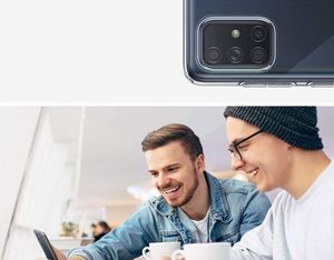 Spigen Etui Spigen Liquid Crystal do Samsung Galaxy A71 Crystal Clear + Szkło Alogy uniwersalny 6