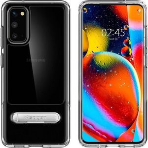 Spigen Etui Spigen Slim Armor Essential S do Samsung Galaxy S20 Crystal Clear + 2x Folia Neo uniwersalny 3