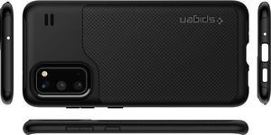Spigen Etui Spigen Hybrid NX do Samsung Galaxy S20 Black + 2x Folia Neo uniwersalny 3