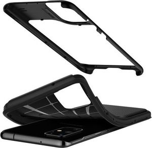 Spigen Etui Spigen Hybrid NX do Samsung Galaxy S20 Black + 2x Folia Neo uniwersalny 5