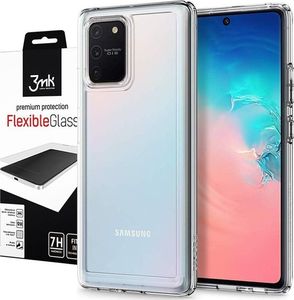 Spigen Etui Spigen Ultra Hybrid do Samsung Galaxy S10 Lite Clear + Szkło 3mk uniwersalny 8