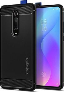 Spigen Etui Spigen Rugged Armor do Xiaomi Mi 9T/ 9T Pro/ K20/ K20 Pro Matte Black + szkło 3mk uniwersalny 2