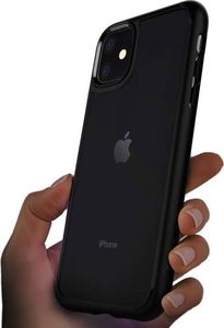 Spigen Etui Spigen Ultra Hybrid do Apple iPhone 11 Matte Black + szkło alogy uniwersalny 3