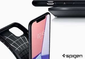 Spigen Etui Spigen Liquid Air do Apple iPhone 11 Pro Matte Black + szkło alogy uniwersalny 5