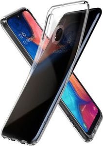 Spigen Etui Spigen Liquid Crystal do Samsung Galaxy A20e Clear + Szkło 3mk uniwersalny 1