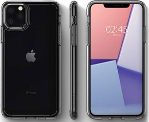 Spigen Etui Spigen Ultra Hybrid do Apple iPhone 11 Pro Crystal Clear + szkło uniwersalny 7