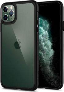 Spigen Etui Spigen Ultra Hybrid do Apple iPhone 11 Pro Matte Black + szkło uniwersalny 2