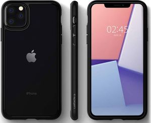 Spigen Etui Spigen Ultra Hybrid do Apple iPhone 11 Pro Matte Black +szkło sgp uniwersalny 5