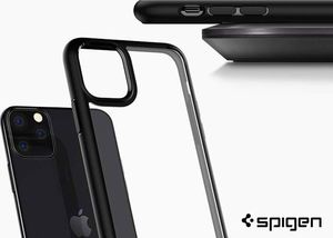 Spigen Etui Spigen Ultra Hybrid do Apple iPhone 11 Pro Matte Black +szkło sgp uniwersalny 9