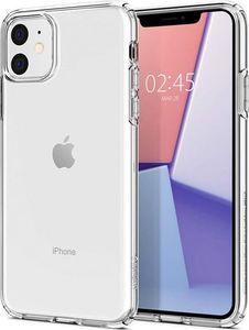 Spigen Etui Spigen Liquid Crystal do Apple iPhone 11 Crystal Clear +szkło sgp uniwersalny 2