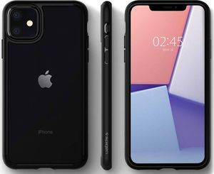 Spigen Etui Spigen Ultra Hybrid do Apple iPhone 11 Matte Black + Szkło Glas.tR uniwersalny 5