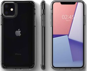 Spigen Etui Spigen Ultra Hybrid do Apple iPhone 11 Crystal Clear + Szkło Glas.tR uniwersalny 15