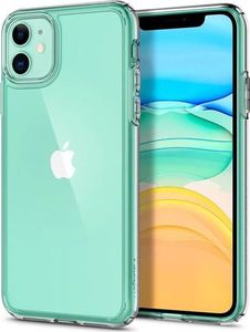 Spigen Etui Spigen Ultra Hybrid do Apple iPhone 11 Crystal Clear + Szkło Glas.tR uniwersalny 3