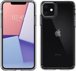 Spigen Etui Spigen Ultra Hybrid do Apple iPhone 11 Crystal Clear + Szkło Glas.tR uniwersalny 9