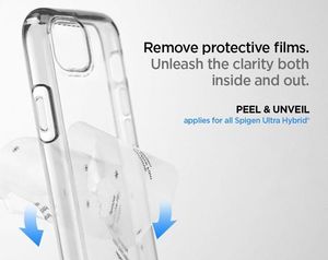 Spigen Etui Spigen Ultra Hybrid do Apple iPhone 11 Crystal Clear + Szkło Glas.tR uniwersalny 10