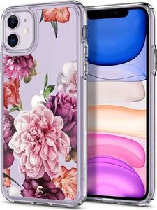 Spigen Etui Spigen Ciel do Apple iPhone 11 Cecile Rose Floral + Szkło Alogy uniwersalny 1