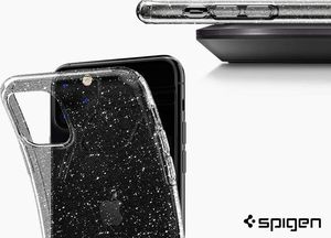 Spigen Etui Spigen Liquid Crystal Glitter do Apple iPhone 11 Pro Crystal Quartz + Szkło Alogy uniwersalny 6