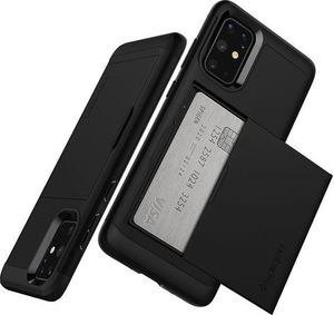 Spigen Etui Spigen Slim Armor CS do Samsung Galaxy S20 Plus Black + 2x Folia Neo uniwersalny 2