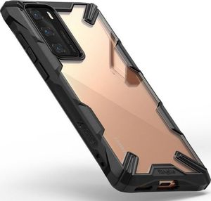 Ringke Etui Ringke Fusion X do Huawei P40 Black + 2x Folia Ringke uniwersalny 4