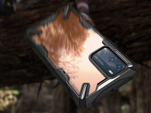 Ringke Etui Ringke Fusion X do Huawei P40 Black + 2x Folia Ringke uniwersalny 6