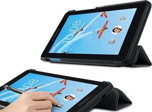 Etui na tablet Alogy Etui Alogy Book Cover do Lenovo Tab E7 7.0 TB-7104F Czarne + Folia + Rysik uniwersalny 3