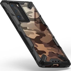 Ringke Etui Ringke Fusion X do Huawei P40 Camo Black + 2x Folia Ringke uniwersalny 5
