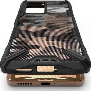 Ringke Etui Ringke Fusion X do Huawei P40 Camo Black + 2x Folia Ringke uniwersalny 6