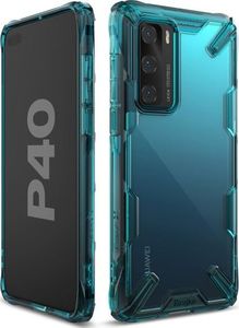 Ringke Etui Ringke Fusion X do Huawei P40 Turquoise Green + 2x Folia Ringke uniwersalny 4