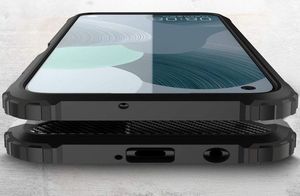 Alogy Etui Alogy Hard Armor do Huawei P40 Lite Czarne + Szkło 3mk uniwersalny 6