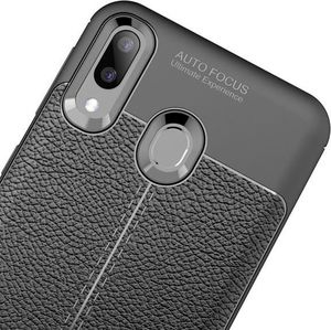 Alogy Etui Alogy Leather Armor do Samsung Galaxy M20 czarne + Folia ochronna Alogy uniwersalny 5