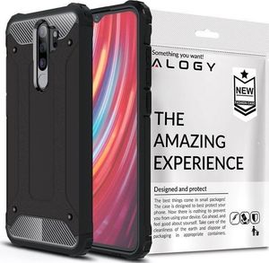 Alogy Etui Alogy Hard Armor do Xiaomi Redmi Note 8 Pro czarne + Szkło Alogy uniwersalny 2