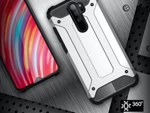 Alogy Etui Alogy Hard Armor do Xiaomi Redmi Note 8 Pro czarne + Szkło Alogy uniwersalny 7