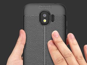 Alogy Etui Alogy Leather Armor Samsung Galaxy J4 2018 + Szkło 9H uniwersalny 2