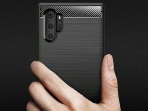 Alogy Etui Alogy Rugged Armor do Samsung Galaxy Note 10 Plus czarne + Folia ochronna Alogy uniwersalny 3