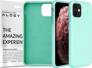 Alogy Etui Alogy Thin Soft Case do Apple iPhone 11 turkusowe + Szkło Alogy uniwersalny 2