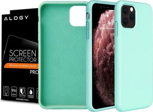 Alogy Etui Alogy Thin Soft Case do Apple iPhone 11 Pro turkusowe + Szkło Alogy uniwersalny 5