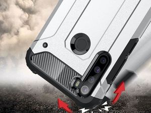 Alogy Etui Alogy Hard Armor do Xiaomi Redmi Note 8 czarne + Szkło Alogy uniwersalny 5