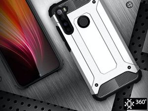 Alogy Etui Alogy Hard Armor do Xiaomi Redmi Note 8 czarne + Szkło Alogy uniwersalny 6