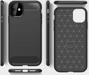 Alogy Etui Alogy Rugged Armor do Apple iPhone 11 czarne + Szkło Alogy uniwersalny 3