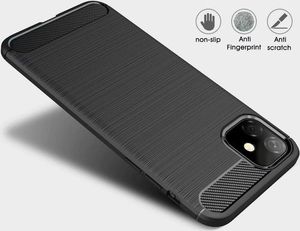 Alogy Etui Alogy Rugged Armor do Apple iPhone 11 czarne + Szkło Alogy uniwersalny 5