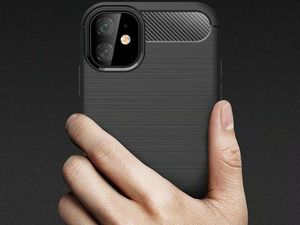 Alogy Etui Alogy Rugged Armor do Apple iPhone 11 czarne + Szkło Alogy uniwersalny 7