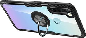 Alogy Etui Alogy Ring Holder Clear Armor do Xiaomi Redmi Note 8 czarne + Szkło Alogy uniwersalny 4
