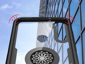 Alogy Etui Alogy Ring Holder Clear Armor do Xiaomi Redmi Note 8 czarne + Szkło Alogy uniwersalny 9