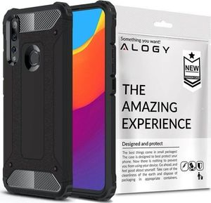 Alogy Etui Alogy Hard Armor do Huawei P Smart Z/ Y9 Prime 2019 czarne + Szkło Alogy uniwersalny 2