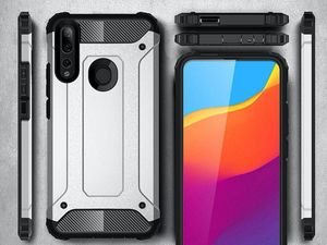 Alogy Etui Alogy Hard Armor do Huawei P Smart Z/ Y9 Prime 2019 czarne + Szkło Alogy uniwersalny 5