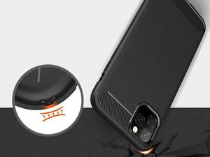 Alogy Etui Alogy Rugged Armor do Apple iPhone 11 Pro Max czarne + Szkło Alogy uniwersalny 5