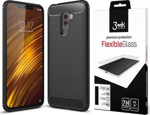 Alogy Etui Alogy Rugged Armor Xiaomi Pocophone F1 + Szkło 3mk Flexible uniwersalny 11