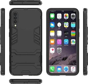 Alogy Etui Alogy Stand Armor do Samsung Galaxy A30S/A50/A50S czarne + szkło uniwersalny 7